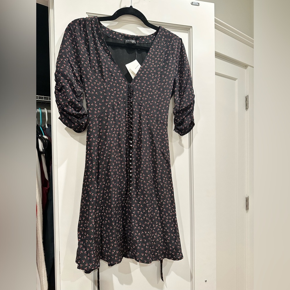 Nicholas silk floral mini dress
